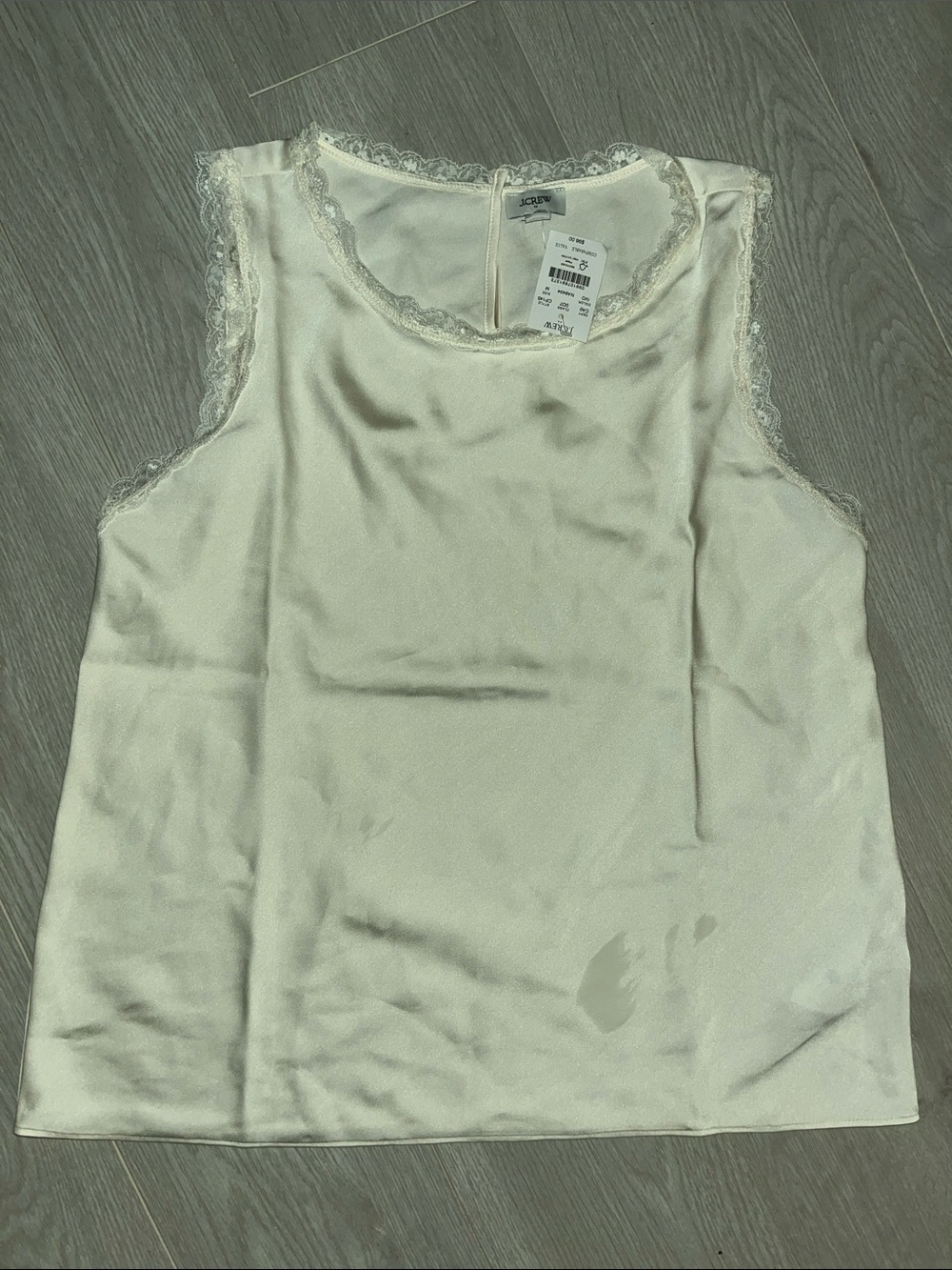 New with Tags J.Crew Factory Lace Trim Tank Top